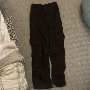 Muv Activewear Brown Parachute Pants